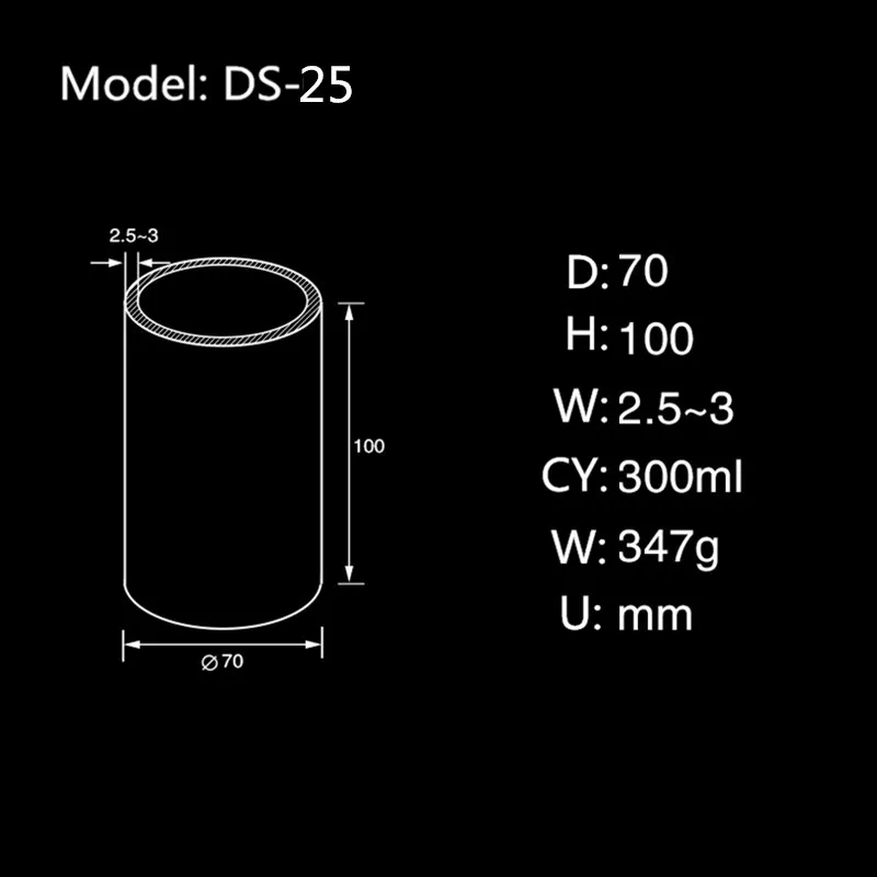 99.5% Al2O3 высокая тепловая фотолампа 70 * H100mm/цилиндрический тигель из оксида