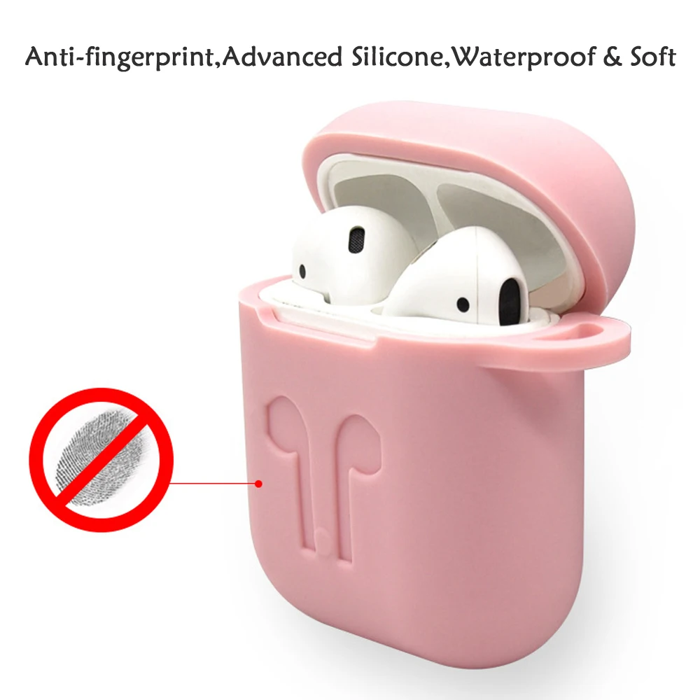Four Earphone Accessories Earbud Case Storage Box Soft Waterproof Silicone Mini Headset Protective Cover Wireless | Электроника