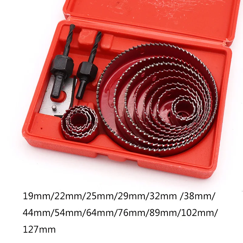 Woodworking Reaming Round Drill Punch Set Downlight Gypsum Board PVC Multi-function Reamer | Machinery Parts