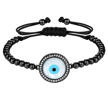 Big Round Eye with Micro Pave Cubic Zircon 6