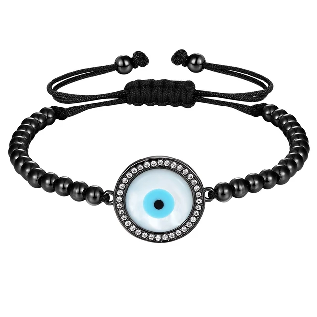 Big Round Eye with Micro Pave Cubic Zircon 6