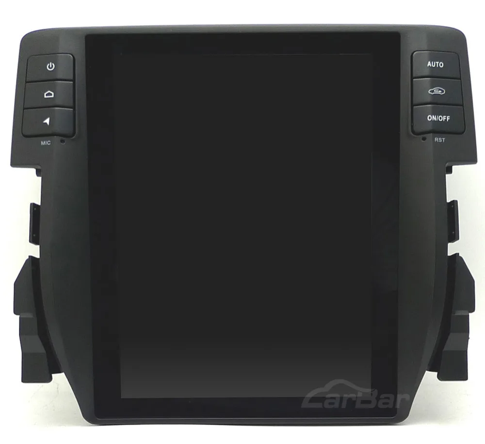CARBAR 1" вертикальный ips экран Android автомобильный DVD gps-навигация, радио, стерео плеер для Honda Civic 2 Гб ram 64 Гб rom