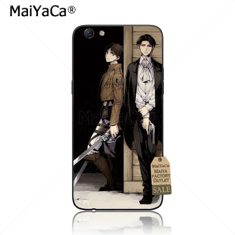 Классический чехол MaiYaCa из аниме атака на Титанов аксессуары для телефона OPPO R9s R11