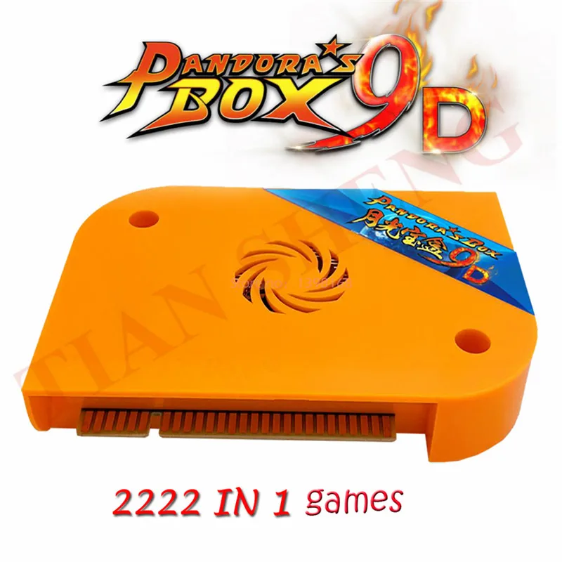 2222 Board Pandora Box 9D аркадная версия JAMMA мульти игры доска 2222 в 1 Поддержка HDMI VGA для аркадного автомата шкафа - Цвет: 2222 Board