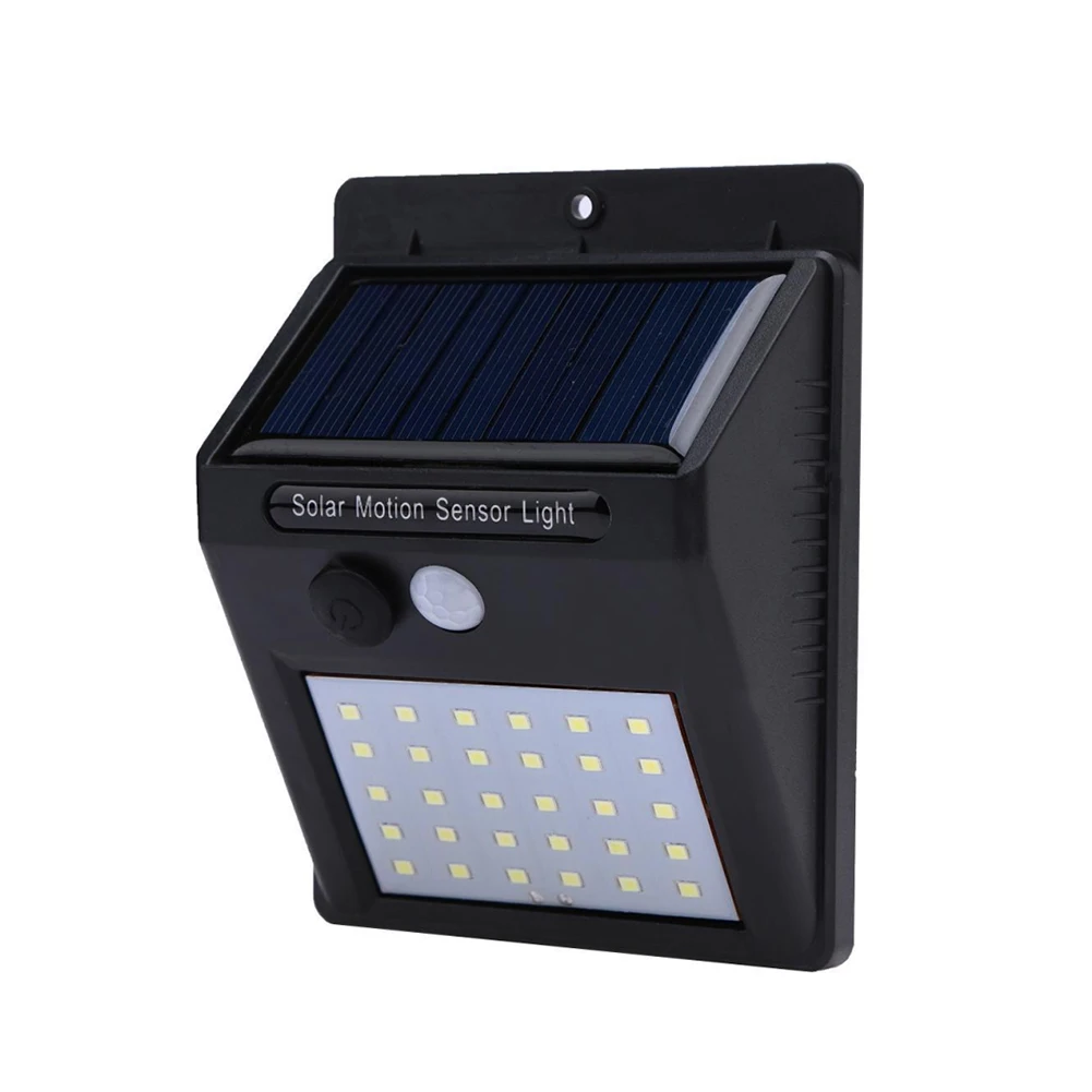 30LED раздельный солнечный светильник с датчиком движения садовый уличный