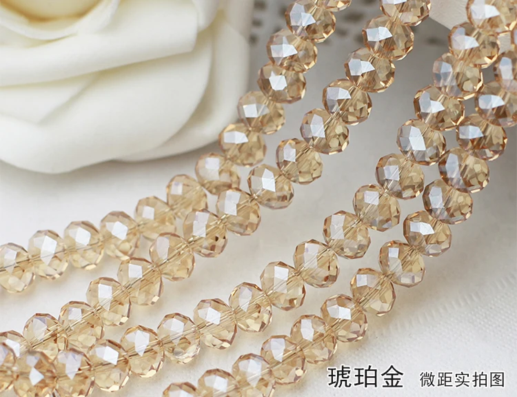 5040 # AAA Качество Янтарное золото AB Цвет Свободное Кристальное стекло Rondelle beads.2мм 3