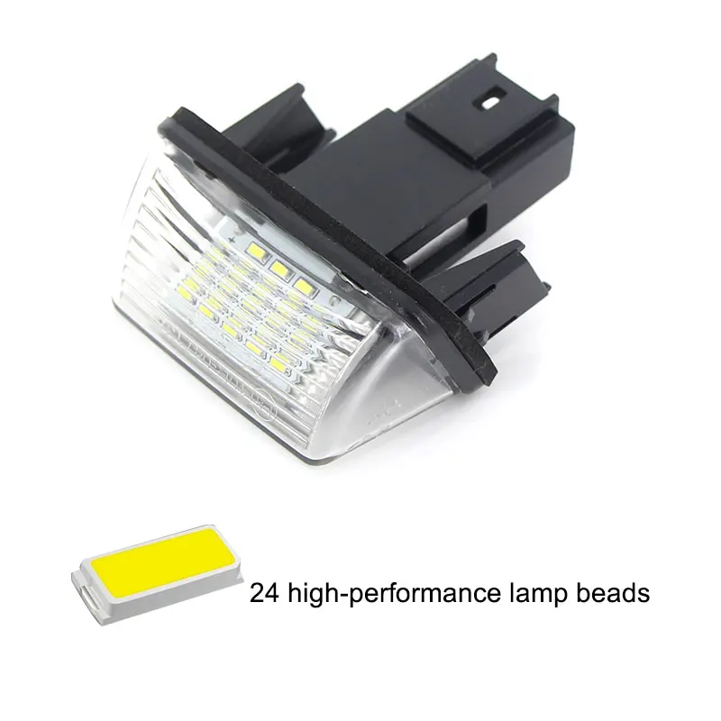 Apmatauto 2 шт. светодиодный 18SMD номерной знак света лампы для Citroen C3 C4 C5 Berlingo Saxo Xsara