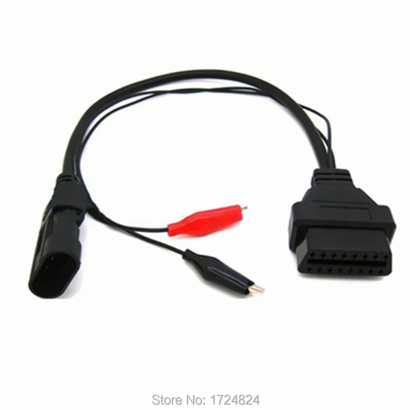Для FIAT Lancia Alfa 3 Pin 3Pin штекер OBD OBD2 OBDII 16 Женский адаптер автомобильного