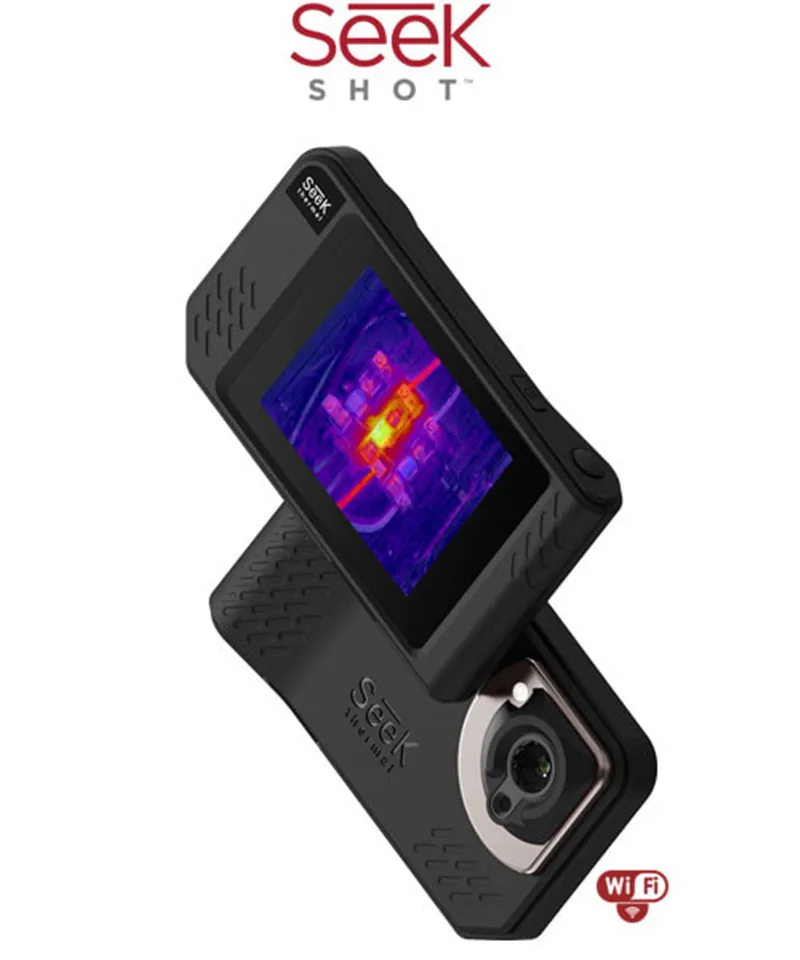 SHOT Seek термальный снимок/SHOT PRO Imaging camera инфракрасный imager ночное видение Фото Видео большой сенсорный экран 206x156 или 320x240 Wifi - Цвет: SHOT