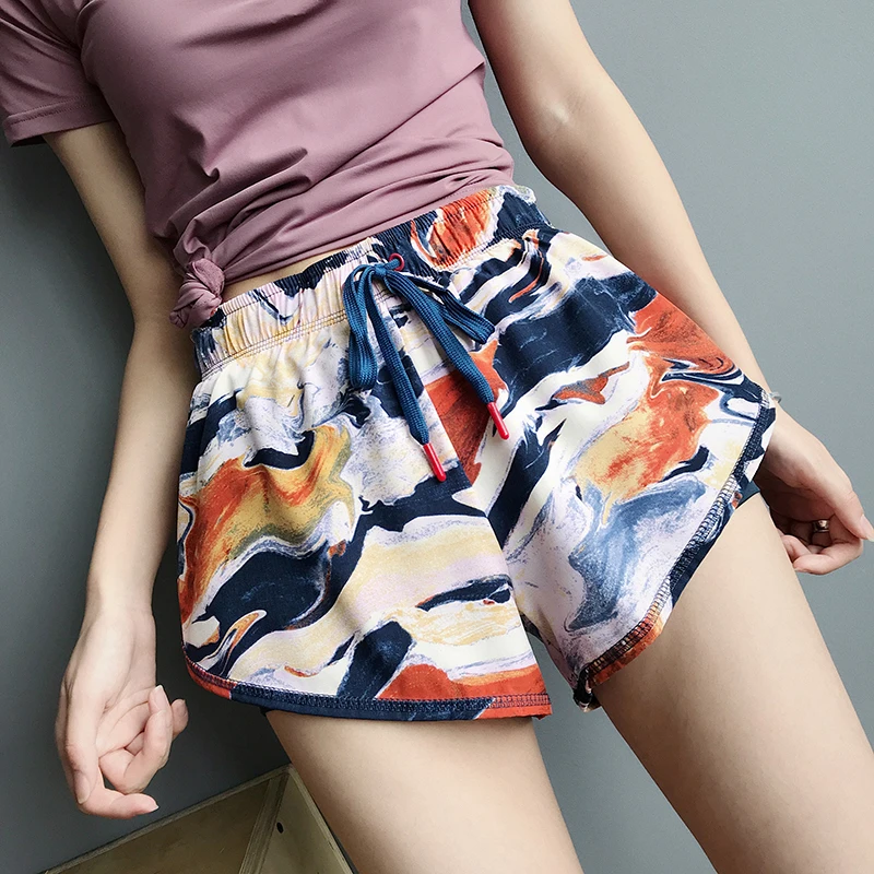 Новинка быстросохнущие шорты для бега женские спортивные фитнеса девочек