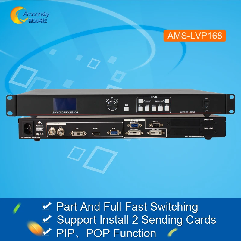 Светодиодный видеоконтроллер внешняя фотография поддержка Φ rv901t mrv330q msd300