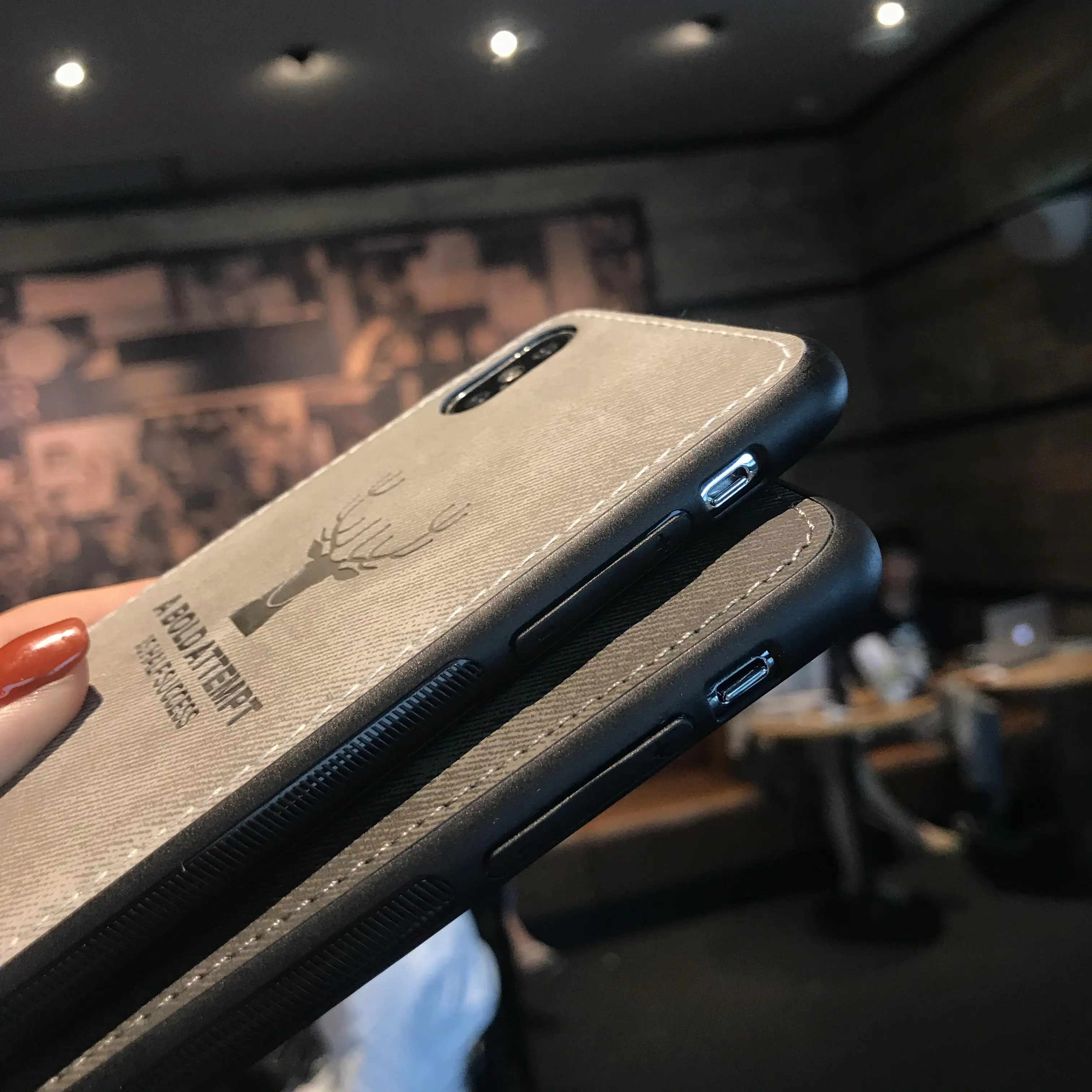 Роскошные Marvel Super Hero Человек-паук Бэтмен олень узор чехол для телефона iPhone 7 8 плюс