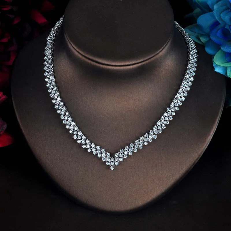 Очаровательные роскошные круглые ювелирные наборы HIBRIDE с фианитами для женщин