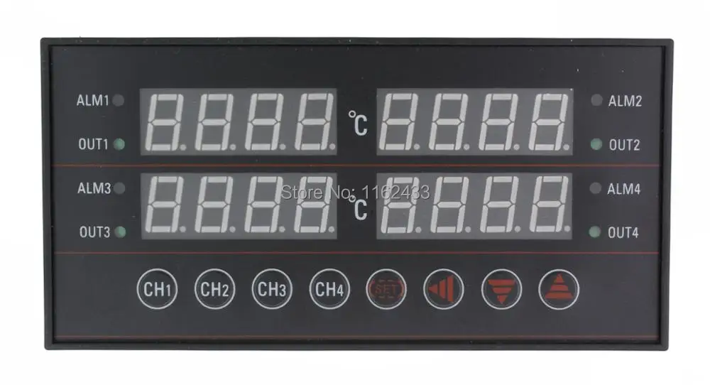 Цифровой регулятор температуры XMT JK4 160*80 мм 4 канала PIDs|pid digital temperature controller|digital