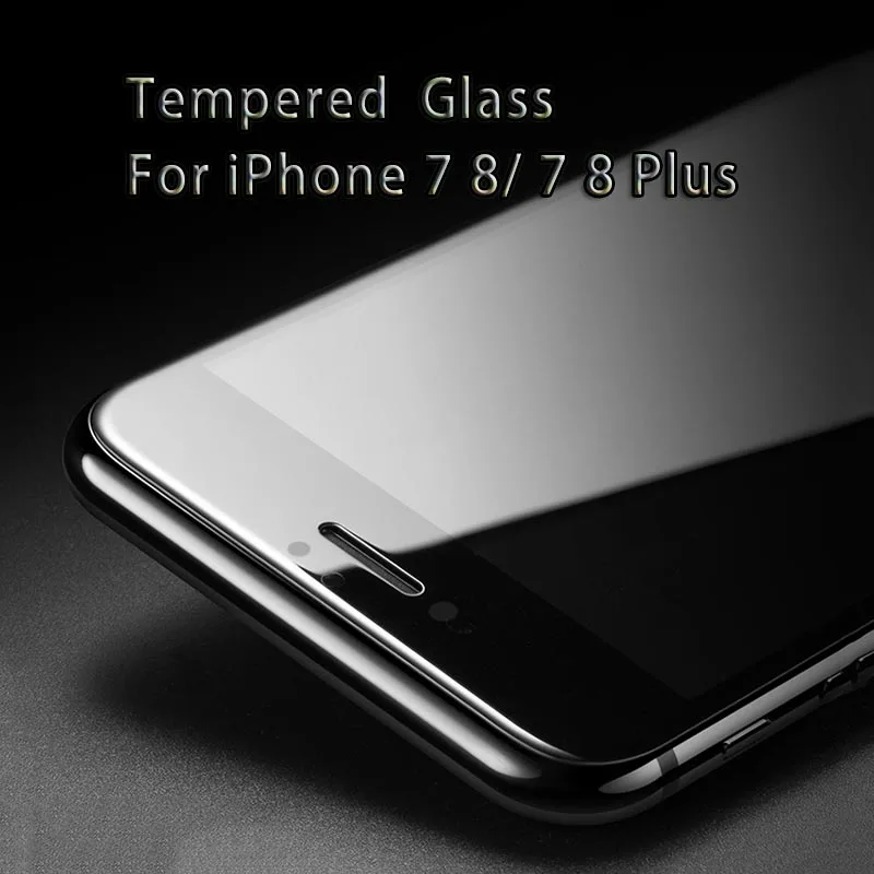 VRURC экран протектор для iPhone 7 8 закаленное стекло 5D изогнутый край Полное покрытие