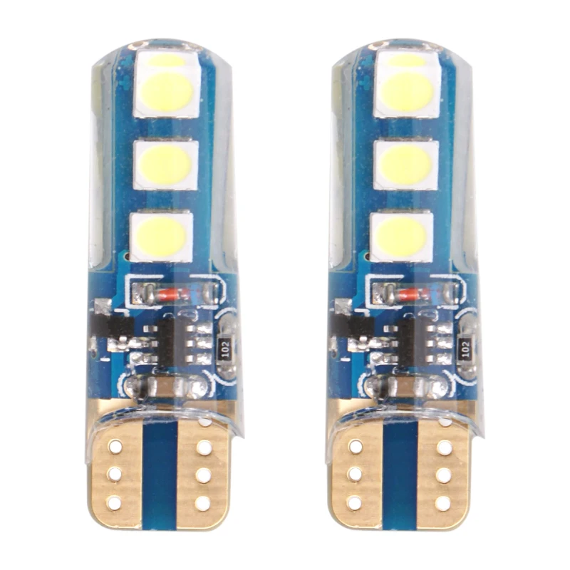 RXZ 100 шт. силиконовый COB светодиодный T10 3030 168 194 W5W лампочка 6SMD номерной знак