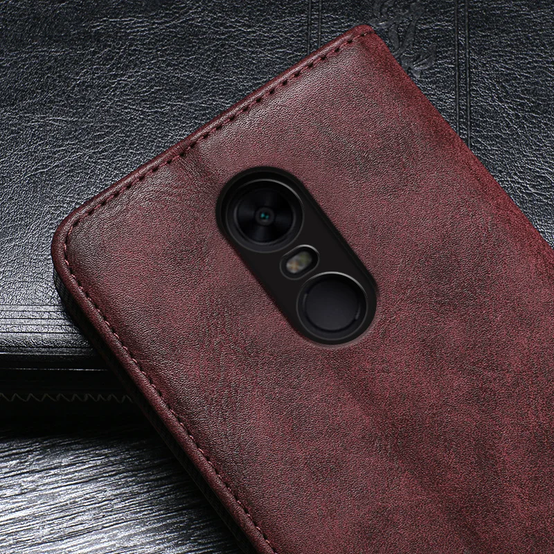 Чехол для телефона Xiaomi Redmi 5 плюс кожа флип Coque Роскошные Защитная крышка Redmi5 Fundas с