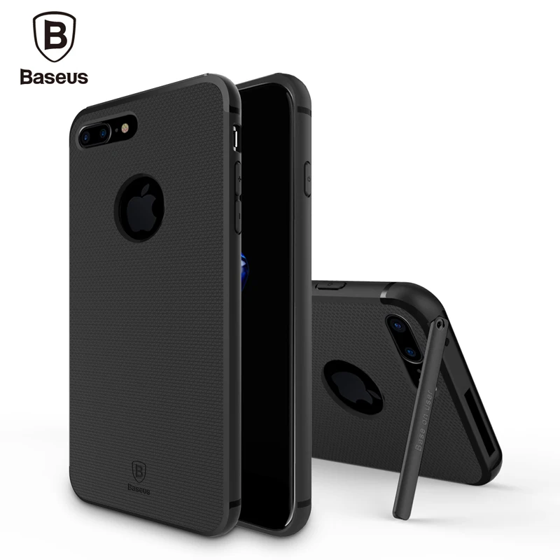 Baseus Для Apple iPhone 7 Case Телефон Покрытия плюс Мода Отшельник Кронштейн Kickstand