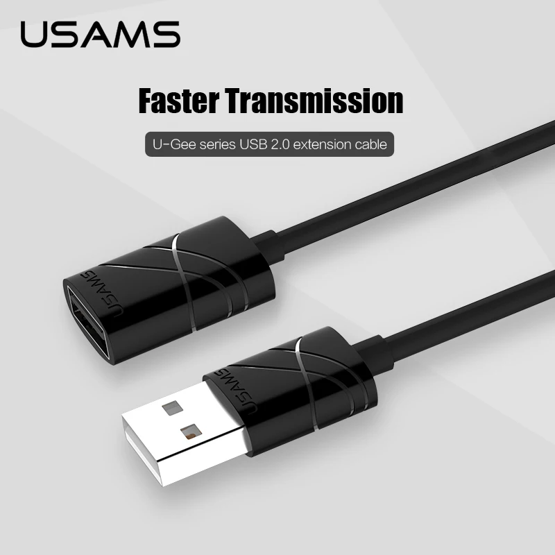 Usams u гы серии 2 m высокая скорость usb расширение 2.0 кабель для Универсальный USB Порт