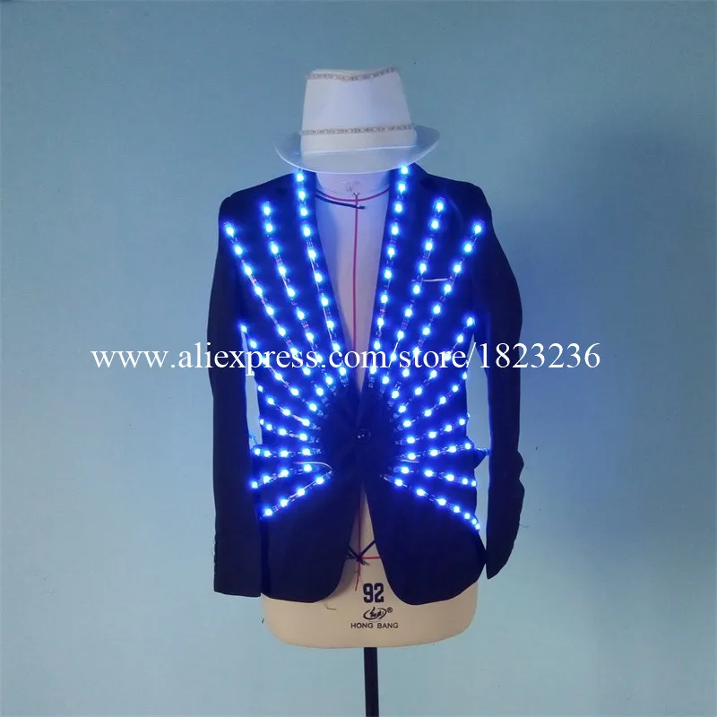 Женский костюм для бальной комнаты светодиодная подсветка Одежда танцев диджея
