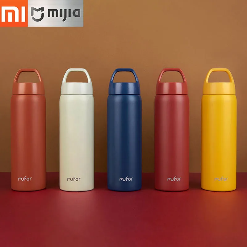 Новая Вакуумная бутылка Xiaomi Mufor 480 мл Термос нержавеющая сталь вакуумная колба