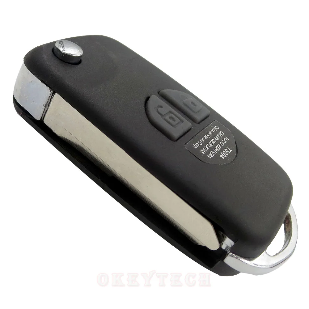 OkeyTech для Suzuki Модифицированный Корпус ключа с 2 кнопками Складной автомобильный