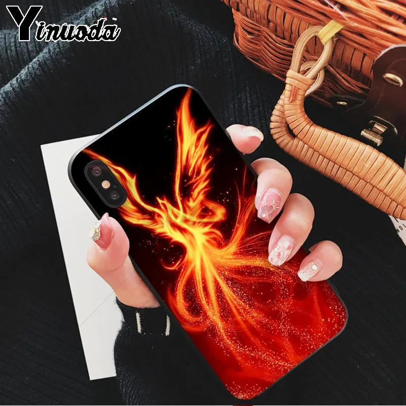 Yinuoda The Phoenix Luxury Unique Design Phone Cover for Apple iPhone 8 7 6 6S Plus X XS MAX 5 5S SE XR | Мобильные телефоны и