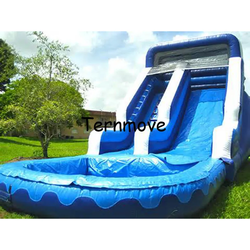 Надувная водная горка игровая площадка надувной замок батут для детей батут|slide