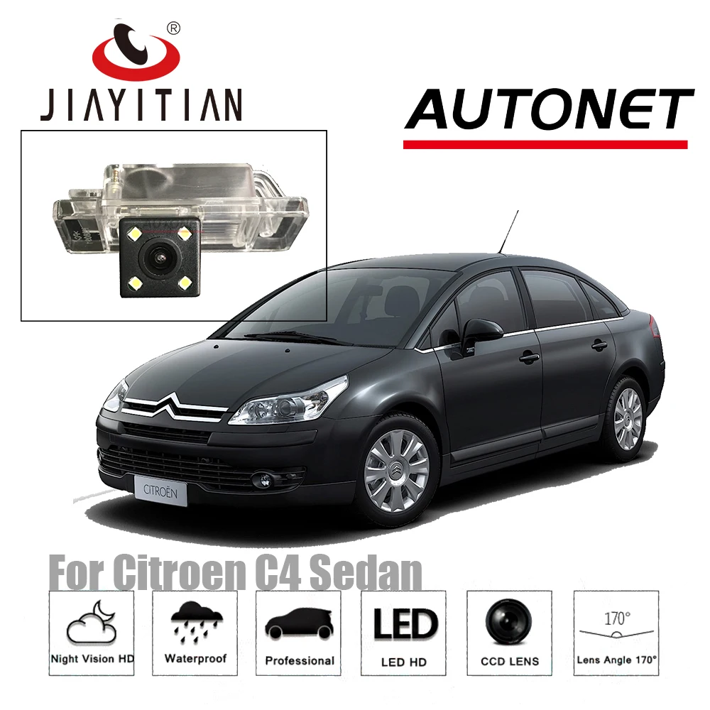 Камера заднего вида JIAYITIAN для Citroen C4 sedan камера 2008 ~ 2017 CCD ночного видения номерного