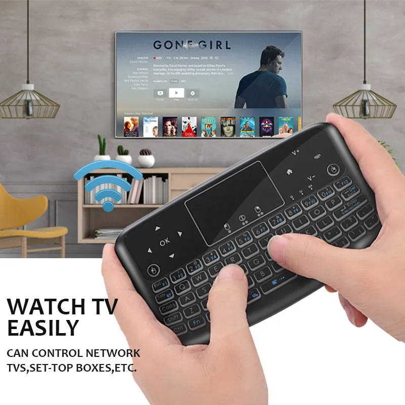 Беспроводная клавиатура сенсорная Bluetooth клавиатура Премиум сетевой плеер ПК сенсорный мини планшет 2,4 ГГц тачпад портативный для PS