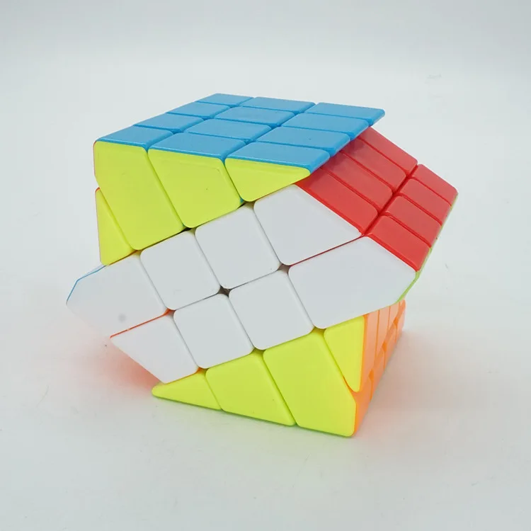 Fanxin Hot-wheel волшебный куб 4x4x4 Hot Transfer Puzzle Cube Интеллектуальные Игрушки для соревнований вызов-красочные
