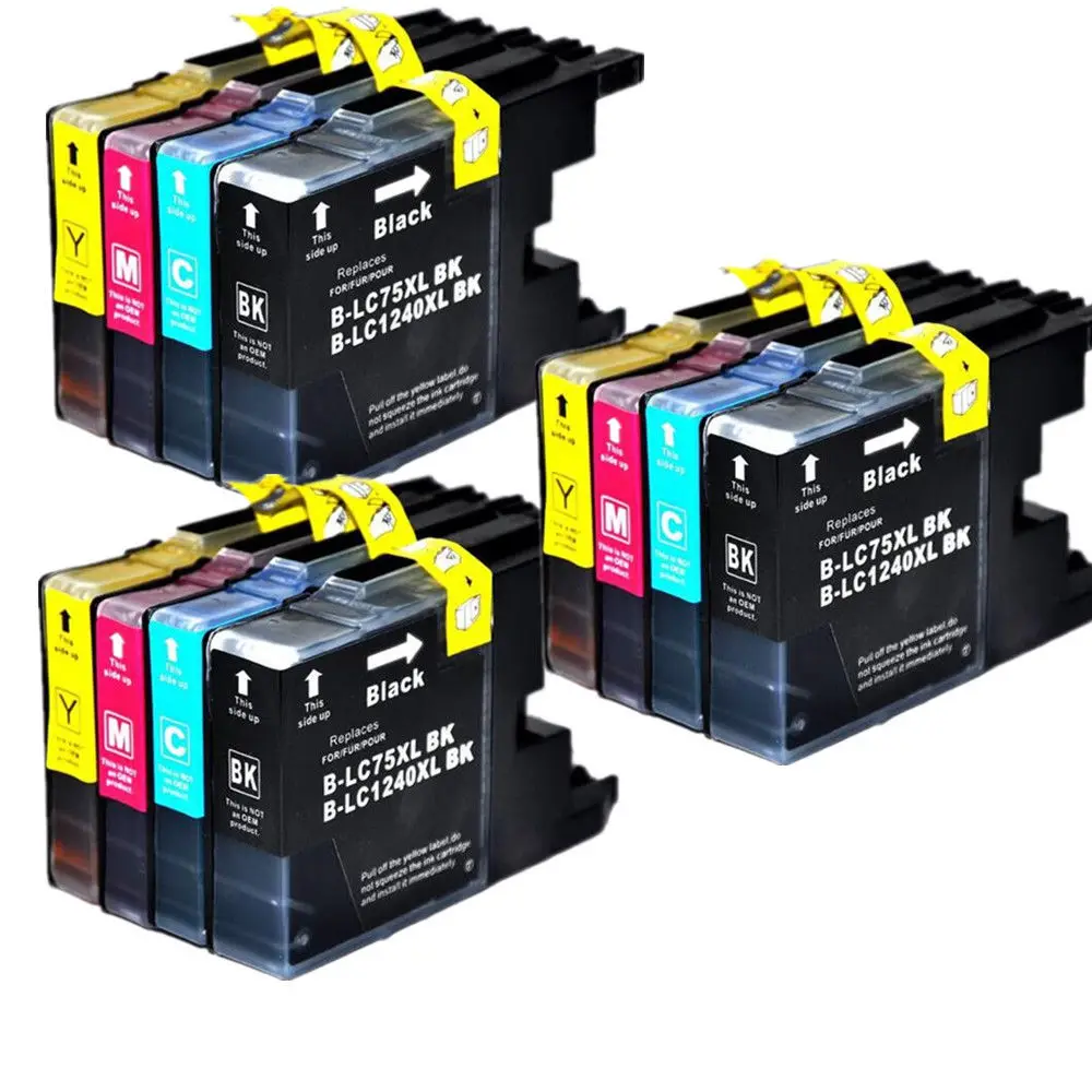 12 чернил для Brother LC1240 MFC J5910DW J6710DW J6910DW J825DW J430W J725DW J835W|brother ink|ink brotherbrother lc1240 |