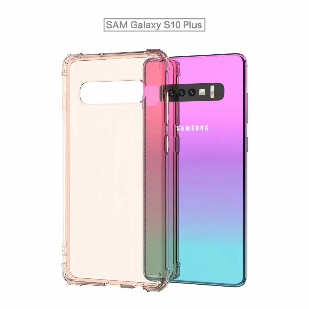 Galaxy S10 плюс чехол Роскошный Анти-противоударный бампер прочный Чехол из ТПУ и
