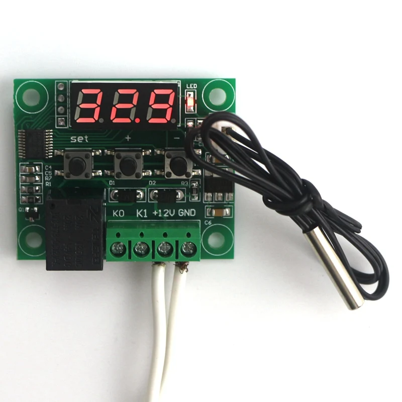 5pcs/lot Digital Thermostat Regulater -45~110C Temperature Controller Switch W1209 with Sensor | Инструменты