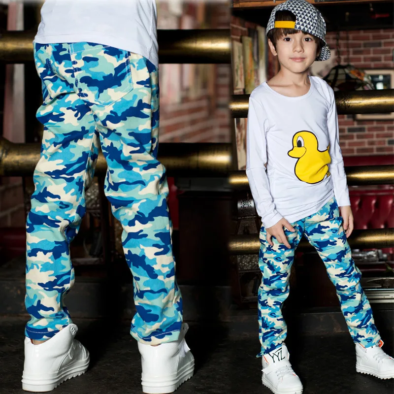 

Spring Autumn Boys Pants Kid Camouflage Trousers Navy Pants for boys Children Pencil Pants Fashion Kids clothes