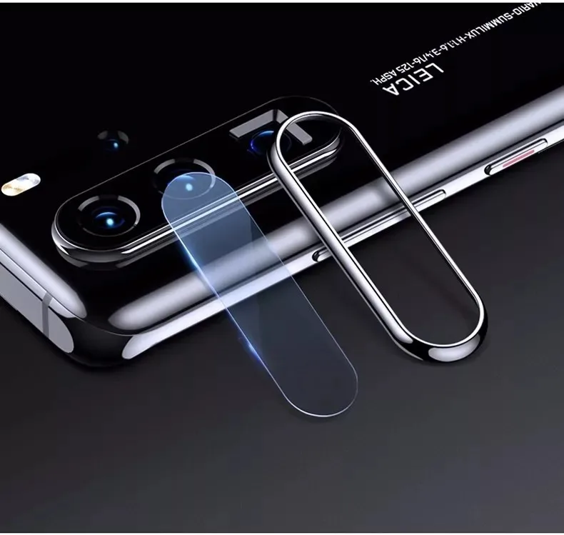 Grey Защитная пленка для объектива камеры TOTU для huawei P30 Pro, металлическая задняя пленка из закаленного стекла для huawei P 30 Lite, защитное кольцо - Цвет: Grey