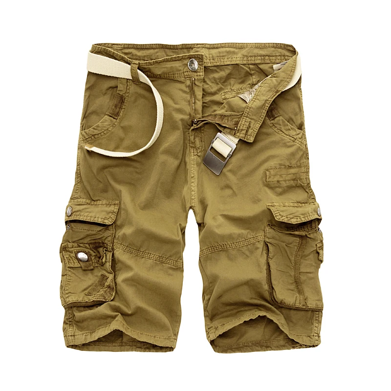 Шорты карго мужские камуфляжные летние хлопковые|brand cargo shorts|cargo shortsmens shorts | - Фото №1