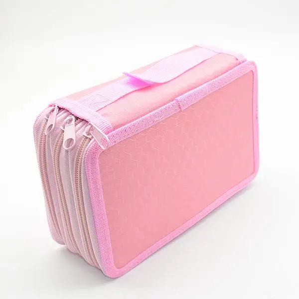 52 holes pink Чехол для карандашей Estuche Escolar Estojo Escola Kalemlik Estuches Para El Colegio коробка для карандашей Trousse Scolaire Stylo Lapices сумка - Цвет: 52 holes pink