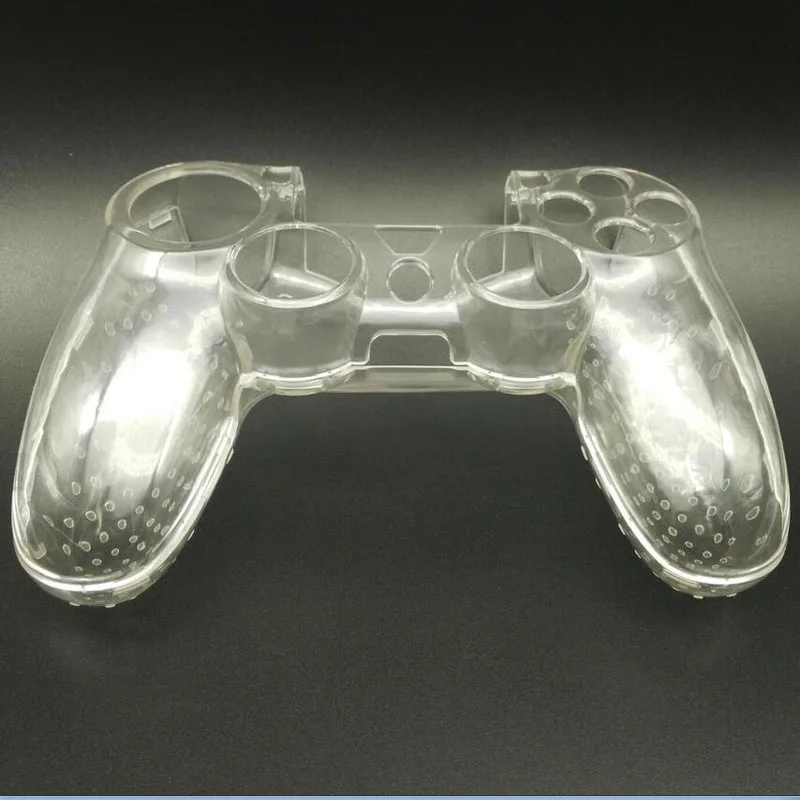 Прозрачный жесткий чехол защитный для контроллера Sony Playstation 4 PS4 DualShock прозрачный