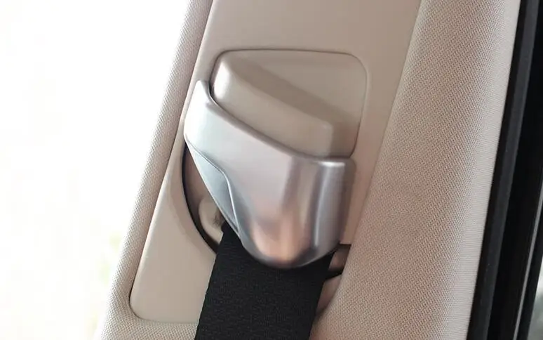 2Pcs/set Car Seat Safety Belt Decoration Cover Trim Styling For RX300 NX300 Chrome ABS Interior Accessories | Автомобили и
