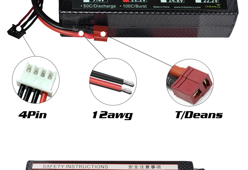 HRB Lipo RC батарея 3S 11,1 V 6000mAh 50C T Deans XT60 TRX EC5 жесткий чехол RC автомобили Грузовик Лодка Вертолет Самолет Квадрокоптер запчасти