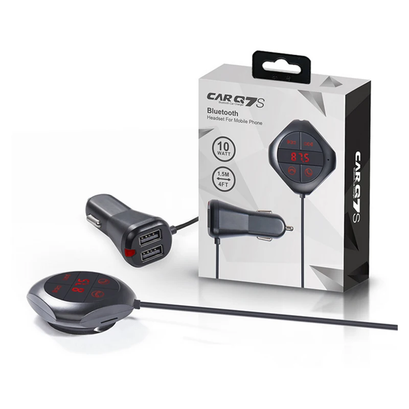 Универсальный автомобильный Bluetooth fm-передатчик Hands-free комплект MP3 музыкальный