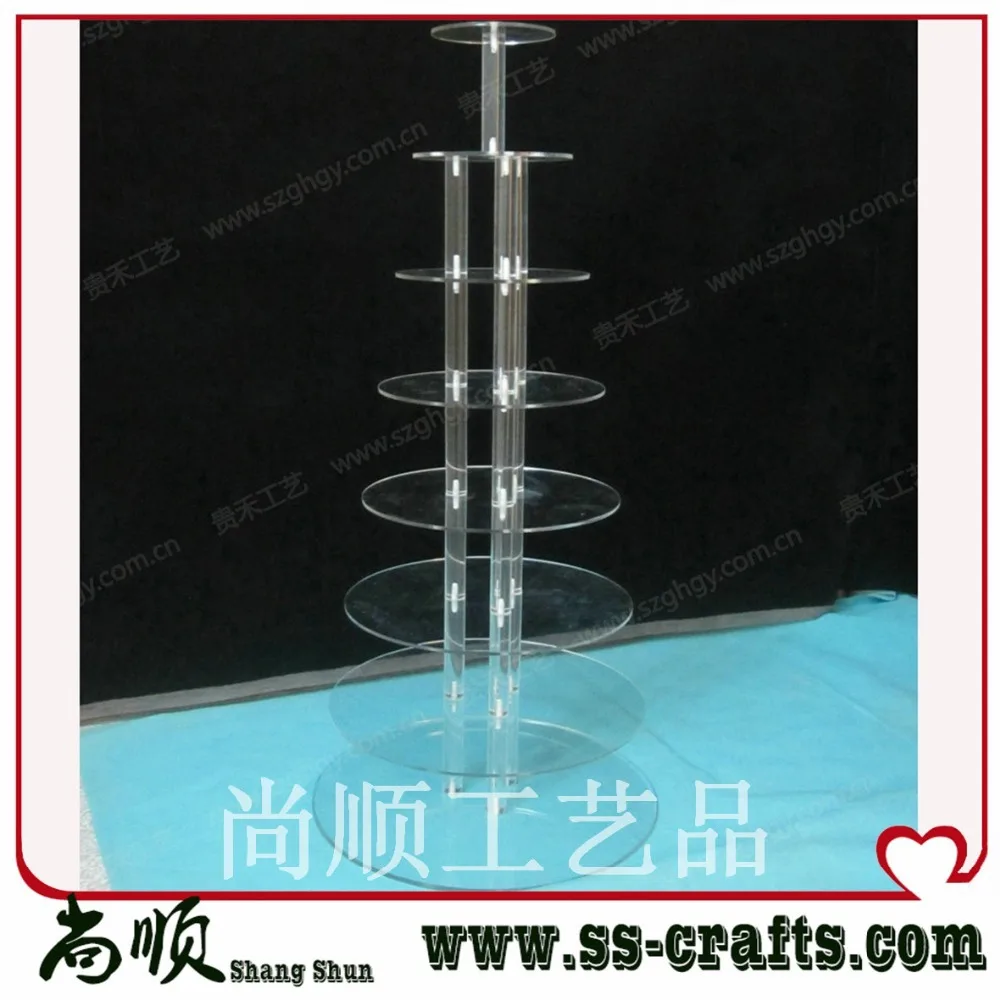 

free shipping acrylic 8 tier wedding cake stand