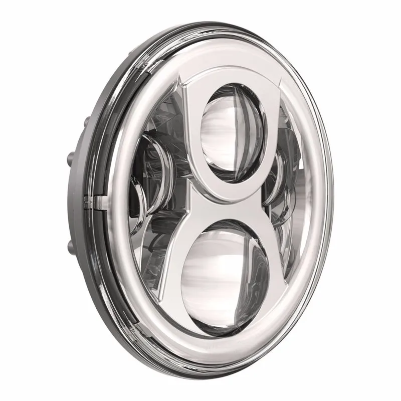 6 светодиодный s 60 Вт 7 "moto фары 4 дюймов ближнего света для Harley Softail FLSTC FLSTF FLS FLD (1x7 +