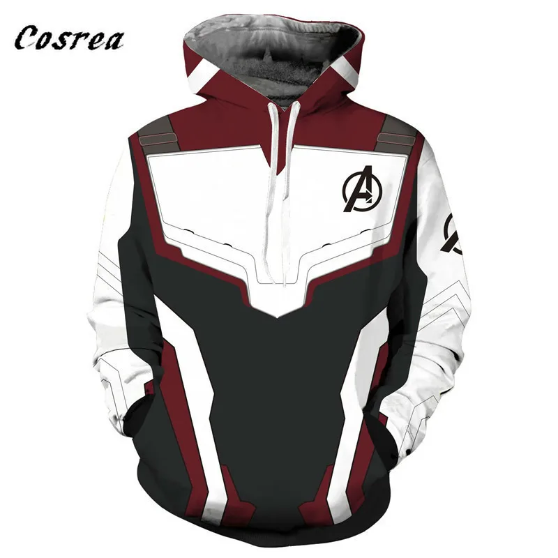 endgame quantum realm 3d print hoodies sweatshirt superhero captain america doctor strange coat jacket hoodie men women free global shipping