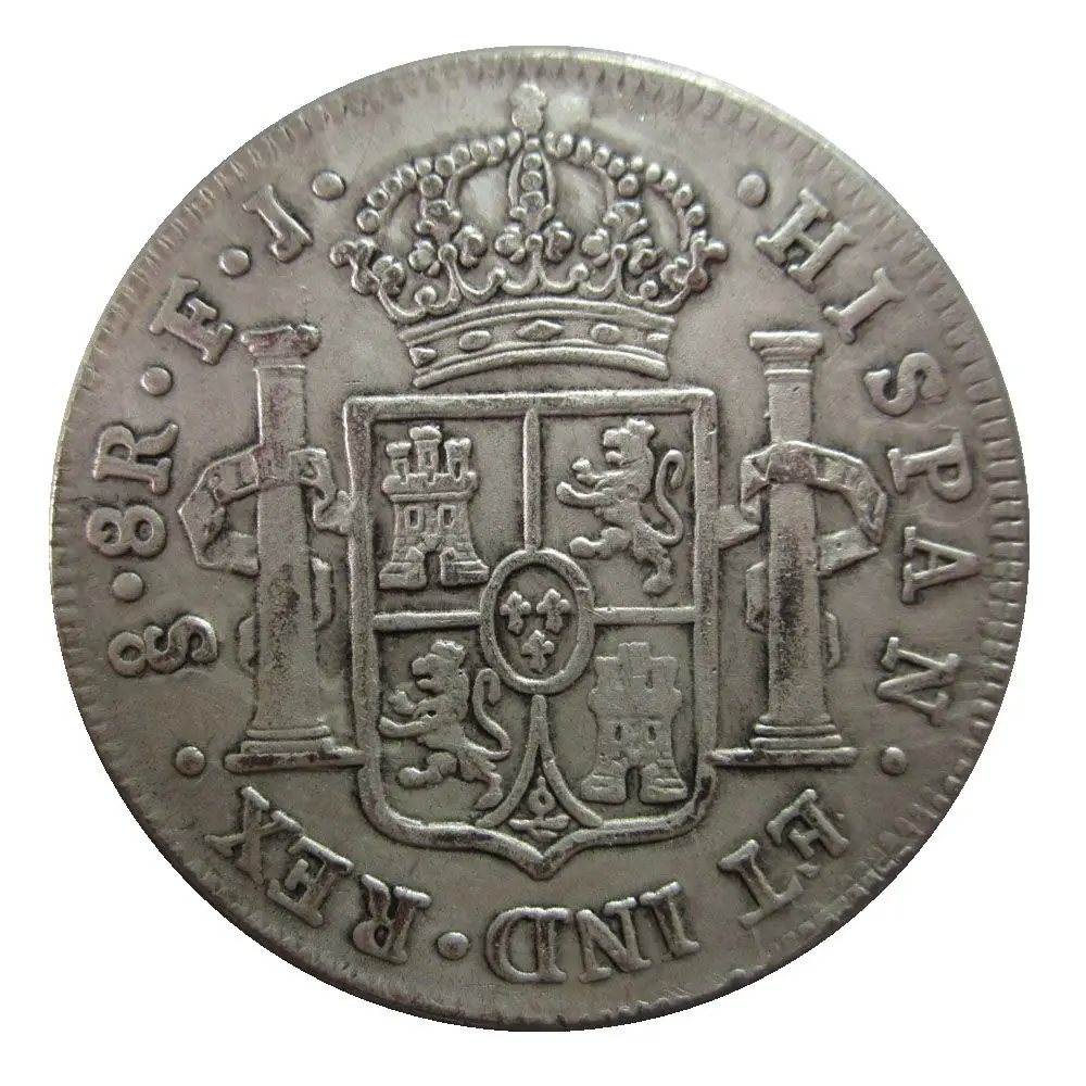 1813 Дата 1731 1809 1813 1869 1873 Испания Reales копия монет - Цвет: 1813