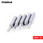 Наконечник паяльника FEORLO 10 шт.лот 900M-T B I K SK IS 905B для Hakko 936 SAIKE 909D 852 936d, наконечники паяльника