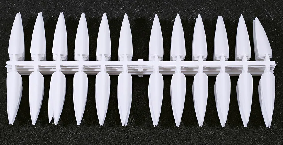 white 240pcs Накладные ногти из акрила полное покрытие прозрачные искусственные ногти для салонов ногтей и DIY Дизайн ногтей 240 шт(3 цвета - Цвет: white 240pcs