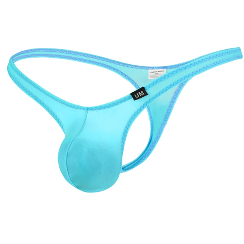 T back низкая талия g strings мужские сексуальные крутые Шелковые Стринги tight pick pouch