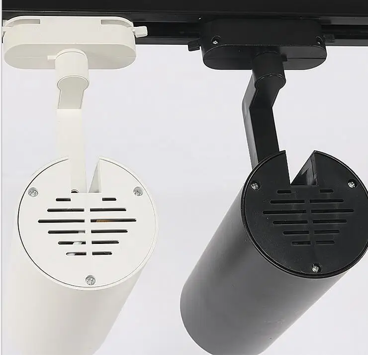 Fanlive 20pcs/lot Cob New Track Light 20w 30w COB Rail Spotlight AC85-265V Lights Modern Ceiling Home Deco | Освещение